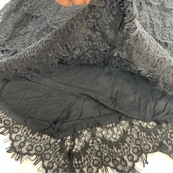 Free People She’s Got It Black Lace Slip Dress | Size Large - Picture 7 of 7